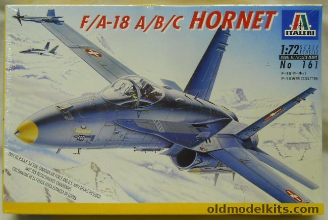 Italeri 1/72 F/A-18 A/B/C  Hornet - RAAF Australia / RCAF Canada / US Navy, 161 plastic model kit